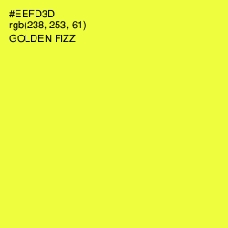 #EEFD3D - Golden Fizz Color Image