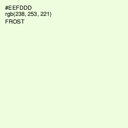 #EEFDDD - Frost Color Image