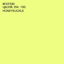 #EEFE82 - Honeysuckle Color Image