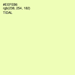 #EEFEB6 - Tidal Color Image