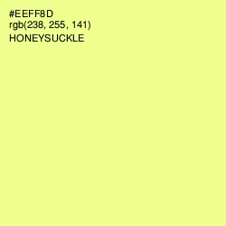 #EEFF8D - Honeysuckle Color Image