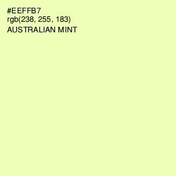 #EEFFB7 - Australian Mint Color Image