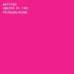 #EF1F8C - Persian Rose Color Image