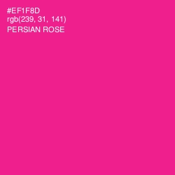 #EF1F8D - Persian Rose Color Image