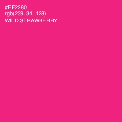 #EF2280 - Wild Strawberry Color Image