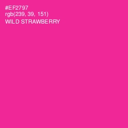 #EF2797 - Wild Strawberry Color Image