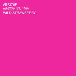 #EF279F - Wild Strawberry Color Image