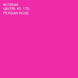 #EF2BAA - Persian Rose Color Image