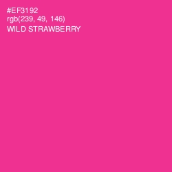 #EF3192 - Wild Strawberry Color Image