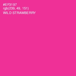 #EF3197 - Wild Strawberry Color Image