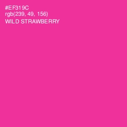 #EF319C - Wild Strawberry Color Image