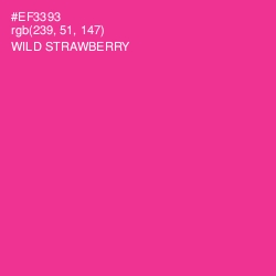 #EF3393 - Wild Strawberry Color Image