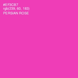 #EF3CB7 - Persian Rose Color Image