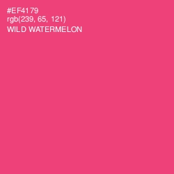 #EF4179 - Wild Watermelon Color Image