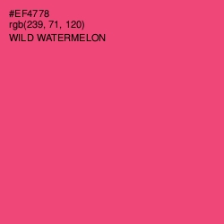 #EF4778 - Wild Watermelon Color Image