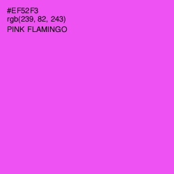 #EF52F3 - Pink Flamingo Color Image