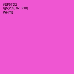 #EF57D2 - Orchid Color Image