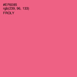 #EF6085 - Froly Color Image