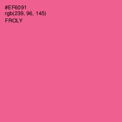 #EF6091 - Froly Color Image