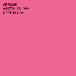 #EF6395 - Deep Blush Color Image