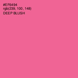 #EF6494 - Deep Blush Color Image