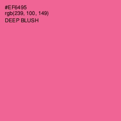 #EF6495 - Deep Blush Color Image