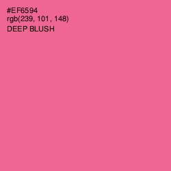 #EF6594 - Deep Blush Color Image