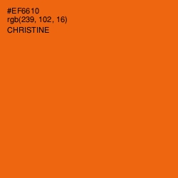 #EF6610 - Christine Color Image