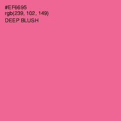 #EF6695 - Deep Blush Color Image