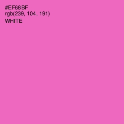 #EF68BF - Hot Pink Color Image