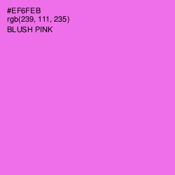 #EF6FEB - Blush Pink Color Image
