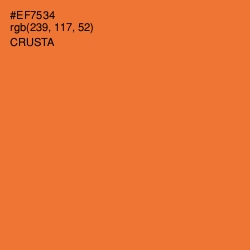 #EF7534 - Crusta Color Image