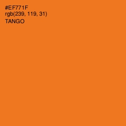 #EF771F - Tango Color Image