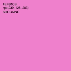 #EF80CB - Shocking Color Image