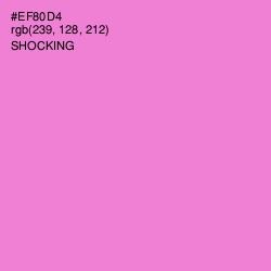 #EF80D4 - Shocking Color Image