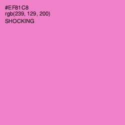 #EF81C8 - Shocking Color Image