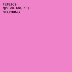 #EF82C9 - Shocking Color Image