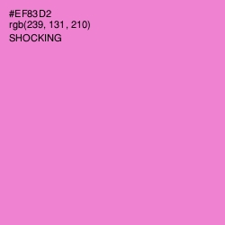 #EF83D2 - Shocking Color Image