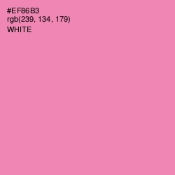 #EF86B3 - Carissma Color Image