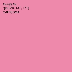 #EF89AB - Carissma Color Image