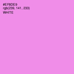 #EF8DE9 - Lavender Magenta Color Image