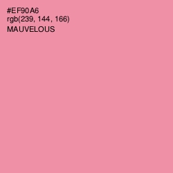 #EF90A6 - Mauvelous Color Image