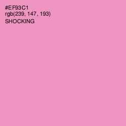 #EF93C1 - Shocking Color Image