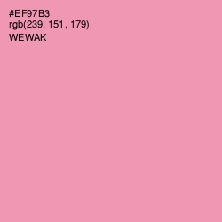#EF97B3 - Wewak Color Image