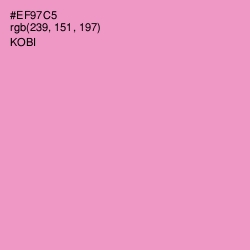 #EF97C5 - Kobi Color Image