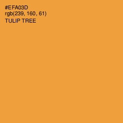 #EFA03D - Tulip Tree Color Image