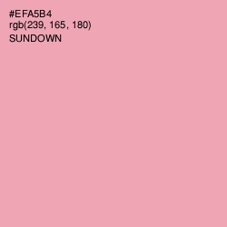 #EFA5B4 - Sundown Color Image