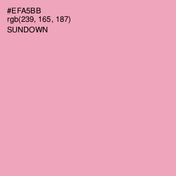 #EFA5BB - Sundown Color Image