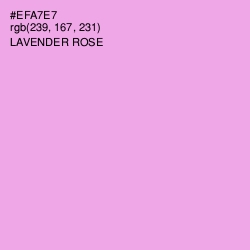#EFA7E7 - Lavender Rose Color Image