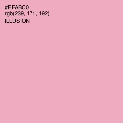 #EFABC0 - Illusion Color Image